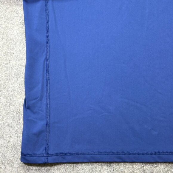 Greyson 1/4 Zip Golf Pullover Men L Blue Nylon Stretch Performance b187 - Picture 4 of 14